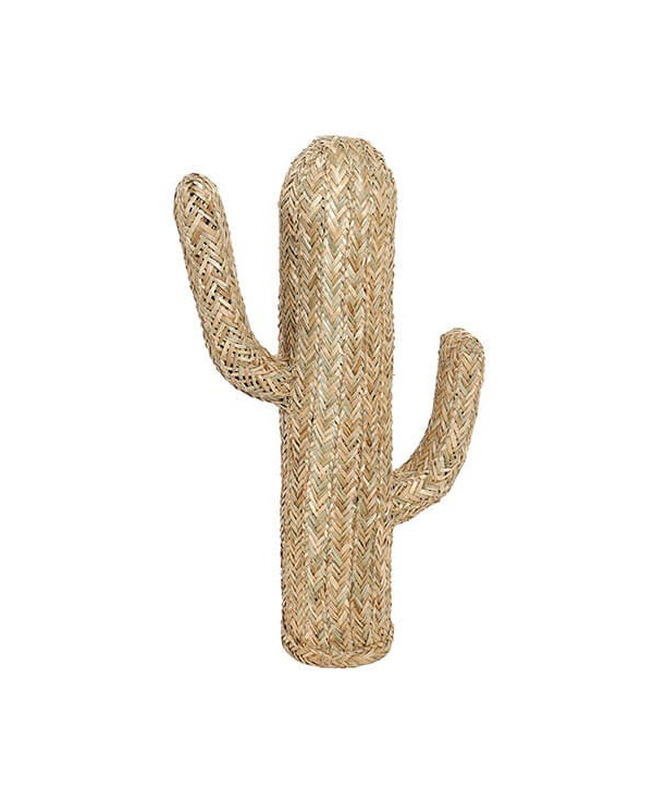 Figura fibra cactus natural (55 x 16 x 80 cm)