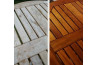 Treating outdoor wooden furniture (maintenance and repair)